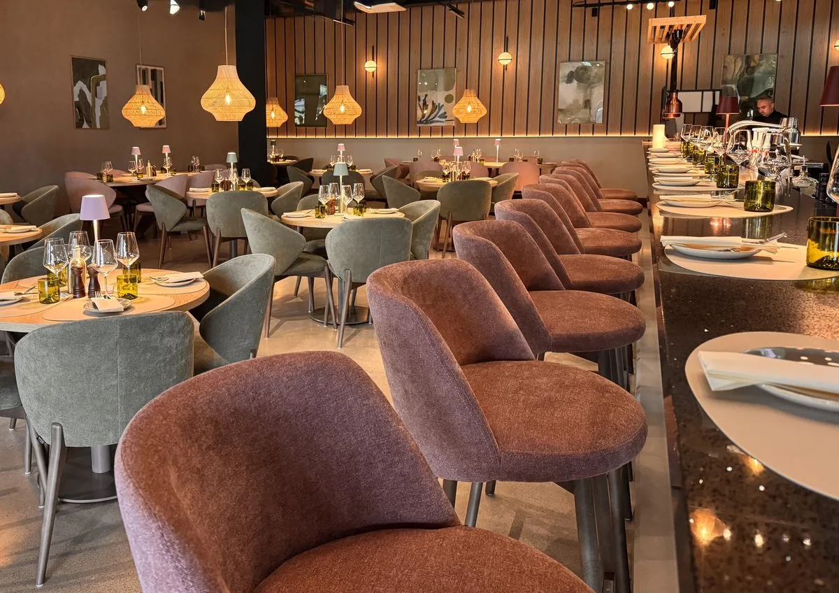 Warme Akzente im Bistro 34